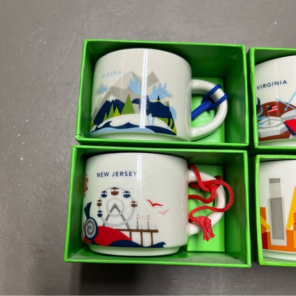 Starbucks You Are Here Series Ornaments/Espresso Mugs - Picture 4 of 4